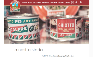 Il sito online di Ghiotto Galfrè