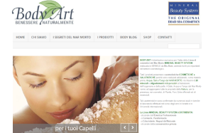 Il sito online di Body Art Cosmetics