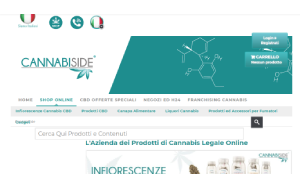 Il sito online di Cannabiside