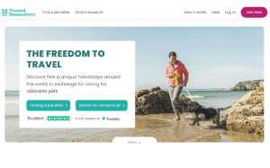 Il sito online di Trusted Housesitters