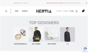 Visita lo shopping online di HERVIA