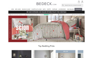 Il sito online di Bedeck Home