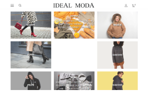 Il sito online di Ideal Moda