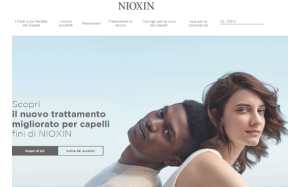 Il sito online di Nioxin