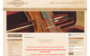 Il sito online di Musafia Italia