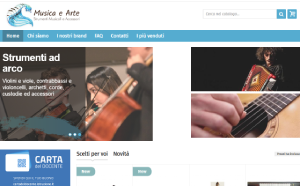 Il sito online di Musica e Arte