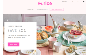 Il sito online di Rice byrice
