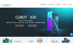 Il sito online di CUBOT