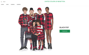 Il sito online di Benetton Online Store