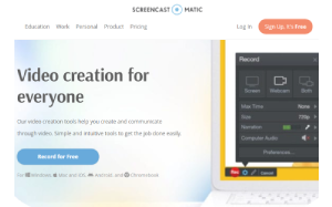Il sito online di Screencast-O-Matic