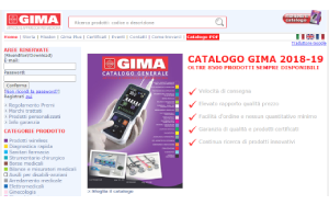 Il sito online di GIMA