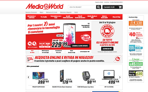 Visita lo shopping online di MediaWorld