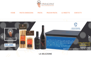 Il sito online di Pastificio D'Aragona