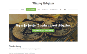 Il sito online di Mining Belgium