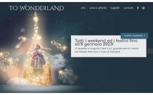 Il sito online di To Wonderland