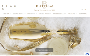 Il sito online di Bottega SpA