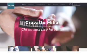 Il sito online di Cravatte Miliari