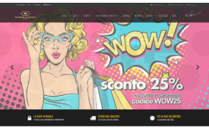 Il sito online di Wonder Company