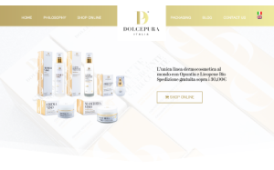 Il sito online di Dolcepura Cosmetics
