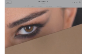 Il sito online di Infinity Cosmetics