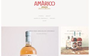 Il sito online di Amarico Drinks