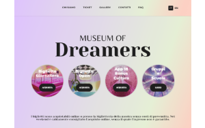 Il sito online di Museum of Dreamers