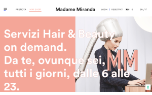 Il sito online di Madame Miranda