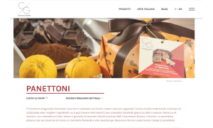 Il sito online di Cioccolato Gourmet
