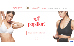 Il sito online di Papillon intimo
