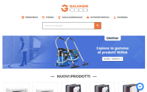 Il sito online di Galvagni store