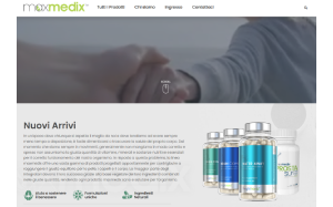 Il sito online di MaxMedix