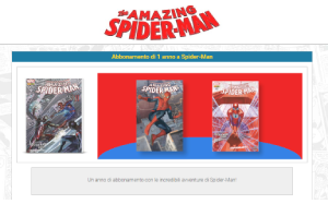 Il sito online di Amazing Spider-Man