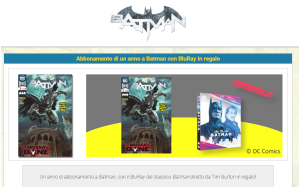 Il sito online di Batman