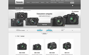Il sito online di Panasonic Lumix