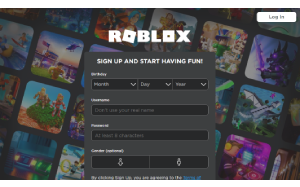 Il sito online di ROBLOX
