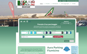 Il sito online di Aura parking