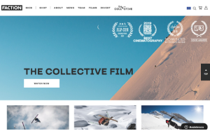 Il sito online di Faction skis