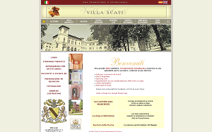 Il sito online di Villa Scati