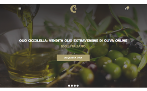 Il sito online di Olio Ciccolella
