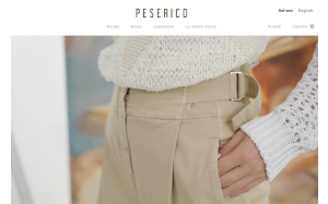 Il sito online di Peserico