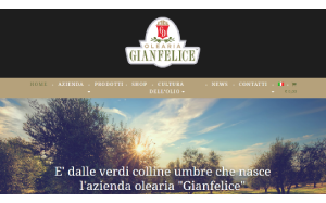 Il sito online di Olearia Gianfelice