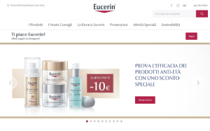 Il sito online di Eucerin