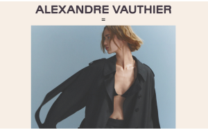 Il sito online di Alexandre Vauthier