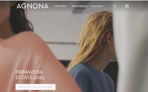 Il sito online di Agnona