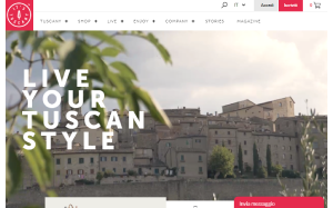 Il sito online di It's Tuscany