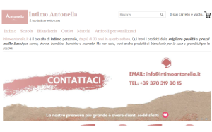 Visita lo shopping online di Intimo Antonella