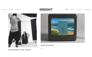 Visita lo shopping online di Insight Concept Store