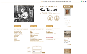 Il sito online di Libreria Antiquaria Exlibris