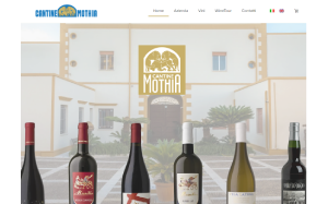 Il sito online di Cantine Mothia