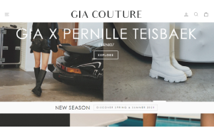 Il sito online di Gia Couture